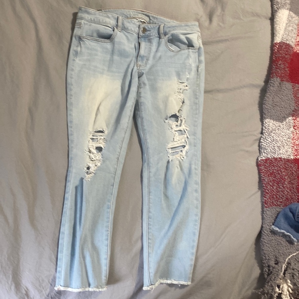 American eagle jeans size 12 long cropped jean. Worn twice